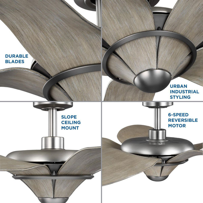 Mesilla 60" Ceiling Fan-Fans-Progress Lighting-Lighting Design Store