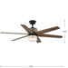 Carrollwood 56" Ceiling Fan-Fans-Progress Lighting-Lighting Design Store