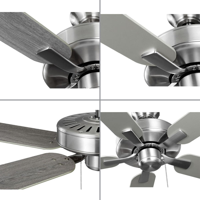 Airpro Builder Fan 52" Ceiling Fan-Fans-Progress Lighting-Lighting Design Store