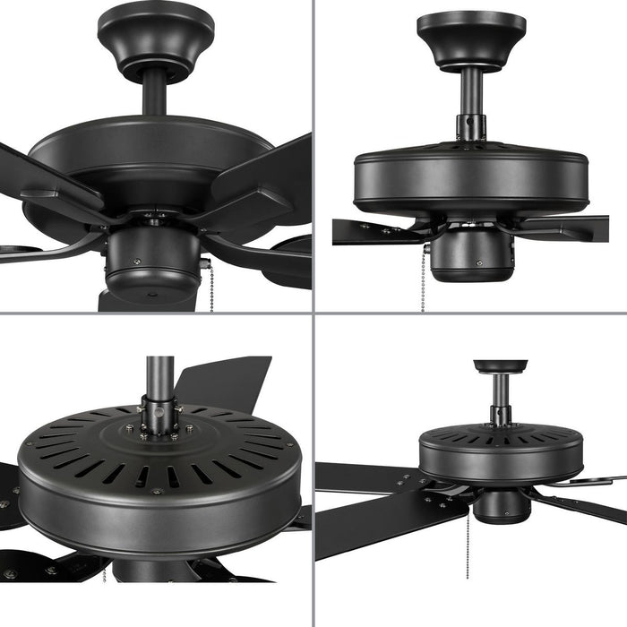 Airpro Builder Fan 52" Ceiling Fan-Fans-Progress Lighting-Lighting Design Store