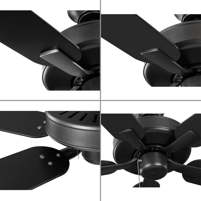 Airpro Builder Fan 52" Ceiling Fan-Fans-Progress Lighting-Lighting Design Store