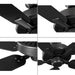 Airpro Builder Fan 52" Ceiling Fan-Fans-Progress Lighting-Lighting Design Store