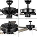 Airpro Builder Fan 52" Ceiling Fan-Fans-Progress Lighting-Lighting Design Store