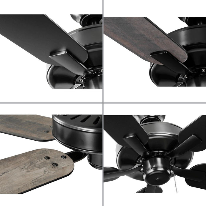 Airpro Builder Fan 52" Ceiling Fan-Fans-Progress Lighting-Lighting Design Store
