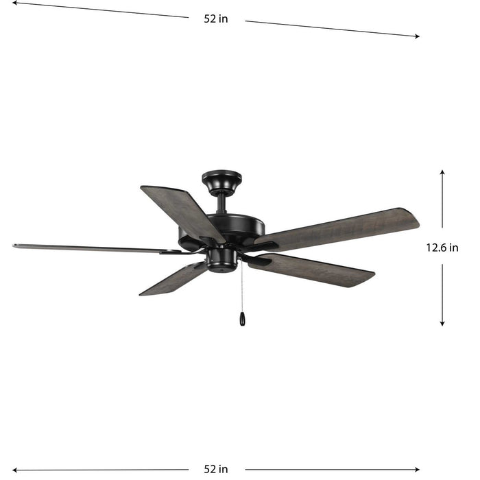 Airpro Builder Fan 52" Ceiling Fan-Fans-Progress Lighting-Lighting Design Store