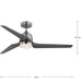 Upshur 52" Ceiling Fan-Fans-Progress Lighting-Lighting Design Store