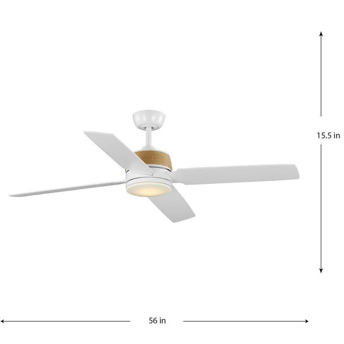 Shaffer Ii 56" Ceiling Fan-Fans-Progress Lighting-Lighting Design Store
