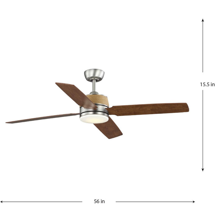 Shaffer Ii 56" Ceiling Fan-Fans-Progress Lighting-Lighting Design Store