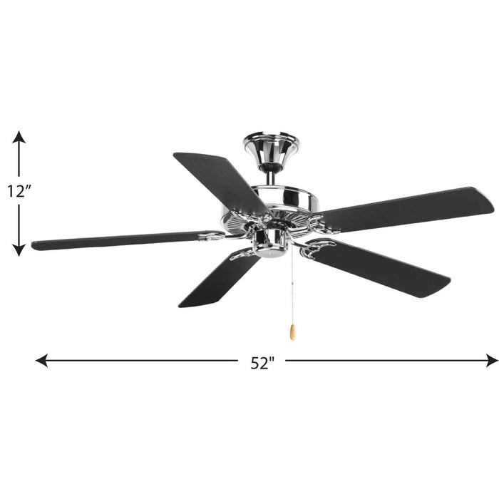 Airpro 52" Ceiling Fan-Fans-Progress Lighting-Lighting Design Store