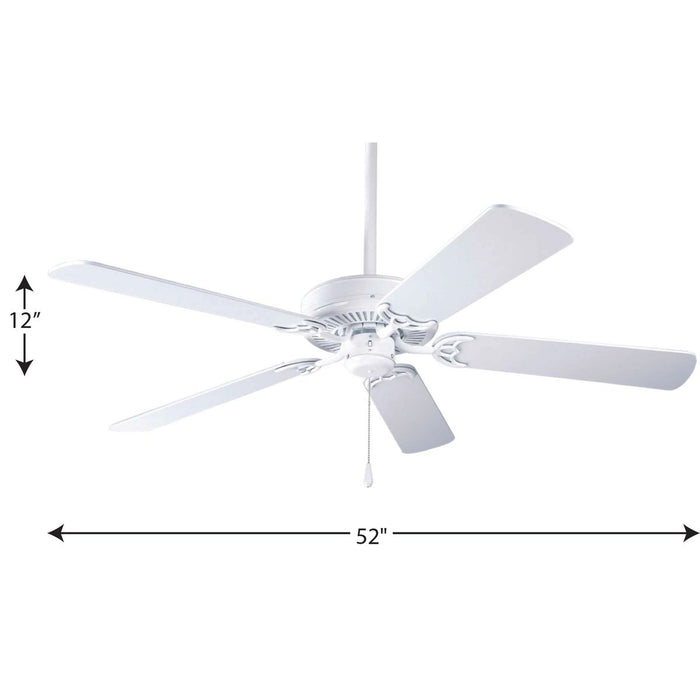 Airpro Builder 52" Ceiling Fan-Fans-Progress Lighting-Lighting Design Store