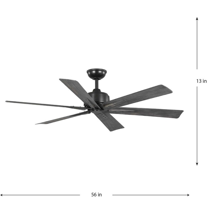 Brazas 56" Ceiling Fan-Fans-Progress Lighting-Lighting Design Store