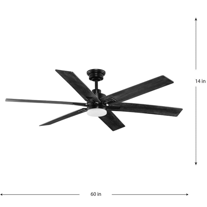 Dallam 60" Ceiling Fan-Fans-Progress Lighting-Lighting Design Store