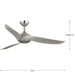 Conte 52" Ceiling Fan-Fans-Progress Lighting-Lighting Design Store