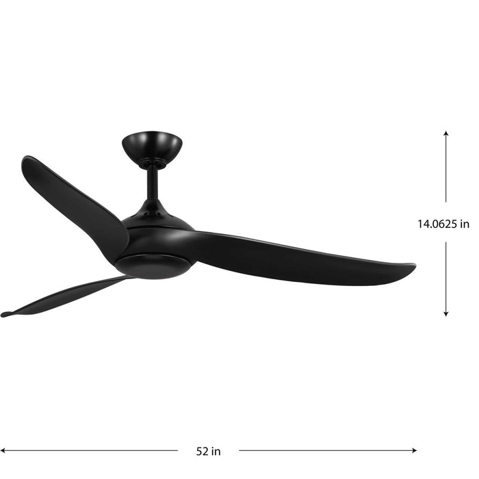 Conte 52" Ceiling Fan-Fans-Progress Lighting-Lighting Design Store