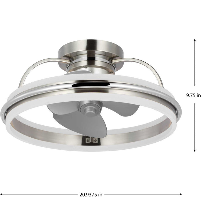 Burnett Ceiling Fan-Fans-Progress Lighting-Lighting Design Store