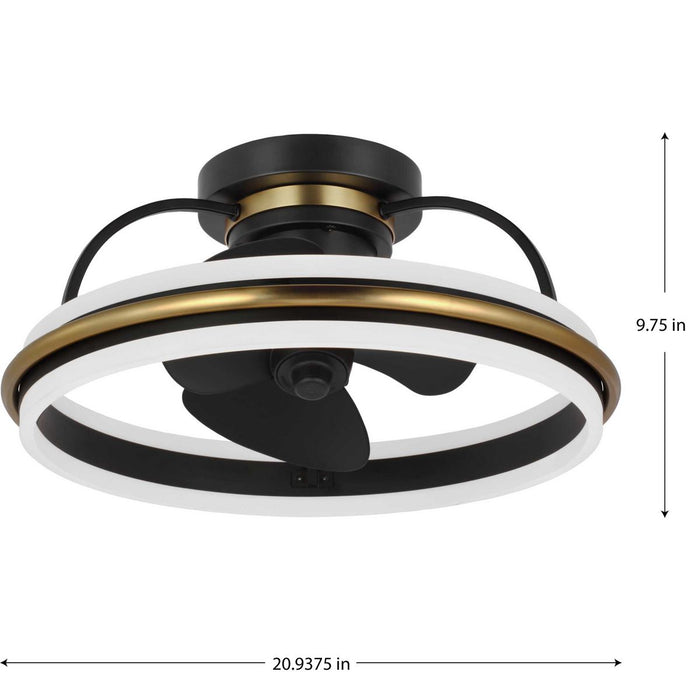 Burnett Ceiling Fan-Fans-Progress Lighting-Lighting Design Store