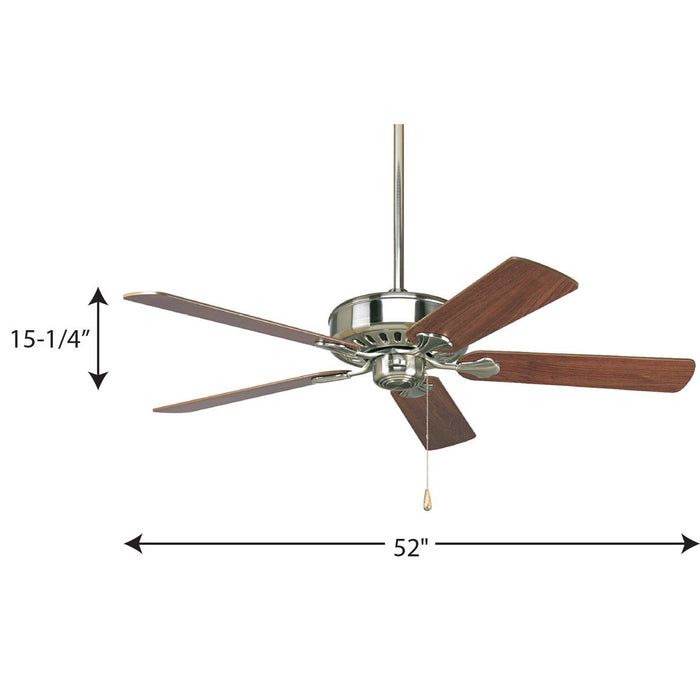 Airpro Performance 52" Ceiling Fan-Fans-Progress Lighting-Lighting Design Store