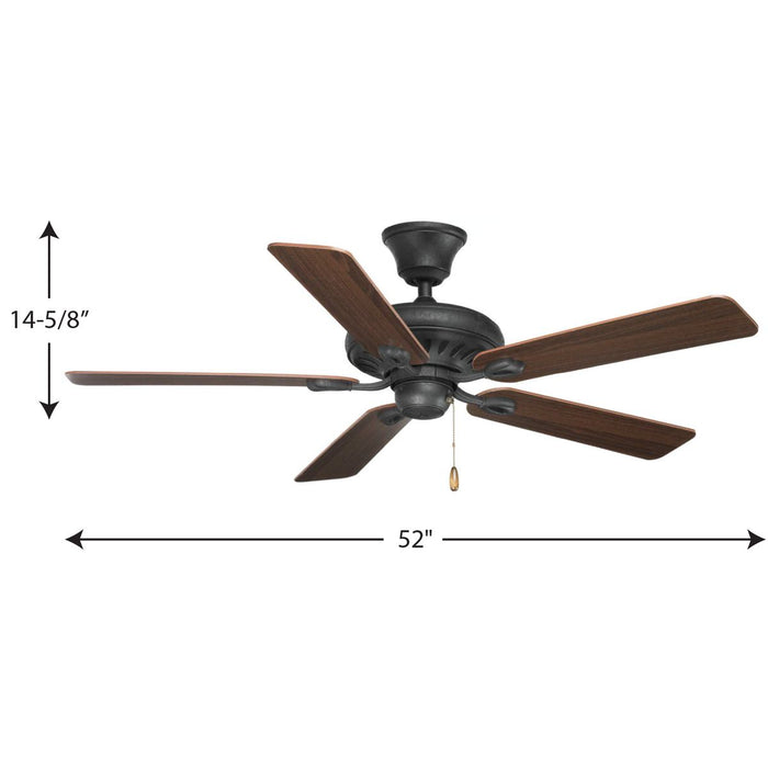 Airpro Signature 52" Ceiling Fan-Fans-Progress Lighting-Lighting Design Store