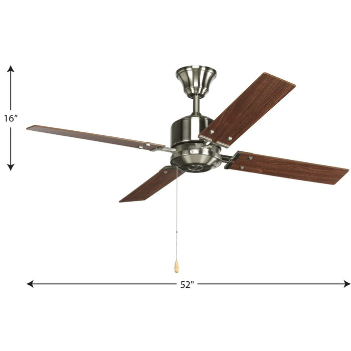 North Park 52" Ceiling Fan-Fans-Progress Lighting-Lighting Design Store