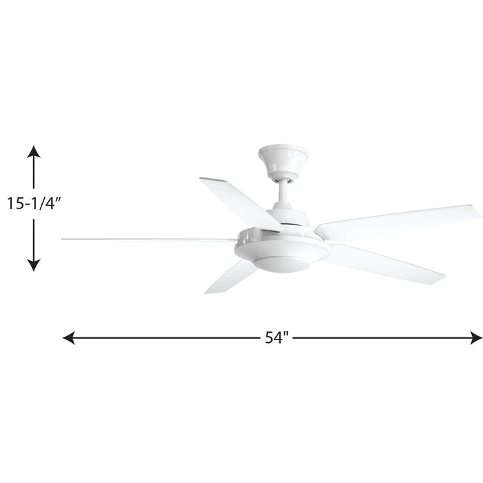 Signature Plus Ii 54" Ceiling Fan-Fans-Progress Lighting-Lighting Design Store