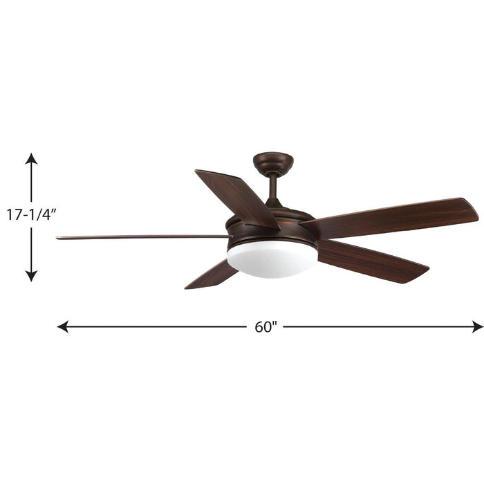 Fresno 60" Ceiling Fan-Fans-Progress Lighting-Lighting Design Store