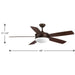 Fresno 60" Ceiling Fan-Fans-Progress Lighting-Lighting Design Store
