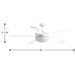 Fresno 60" Ceiling Fan-Fans-Progress Lighting-Lighting Design Store