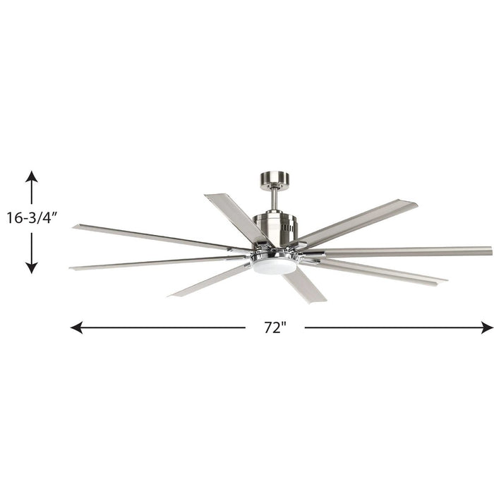 Vast 72" Ceiling Fan-Fans-Progress Lighting-Lighting Design Store