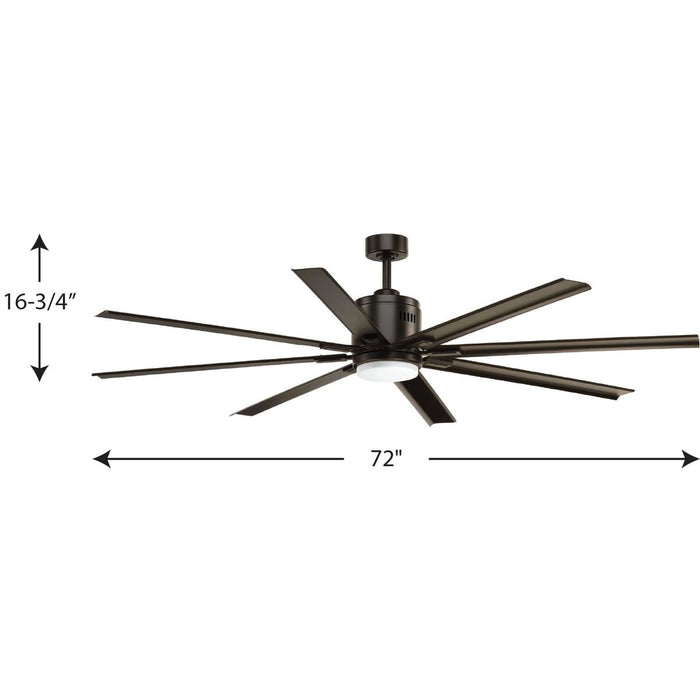 Vast 72" Ceiling Fan-Fans-Progress Lighting-Lighting Design Store