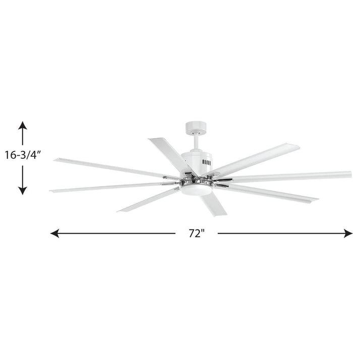 Vast 72" Ceiling Fan-Fans-Progress Lighting-Lighting Design Store
