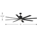 Vast 72" Ceiling Fan-Fans-Progress Lighting-Lighting Design Store