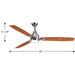 Gaze 60" Ceiling Fan-Fans-Progress Lighting-Lighting Design Store