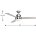 Trevina 52" Ceiling Fan-Fans-Progress Lighting-Lighting Design Store
