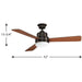 Trevina 52" Ceiling Fan-Fans-Progress Lighting-Lighting Design Store