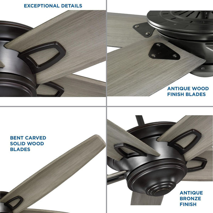 Caleb 68" Ceiling Fan-Fans-Progress Lighting-Lighting Design Store