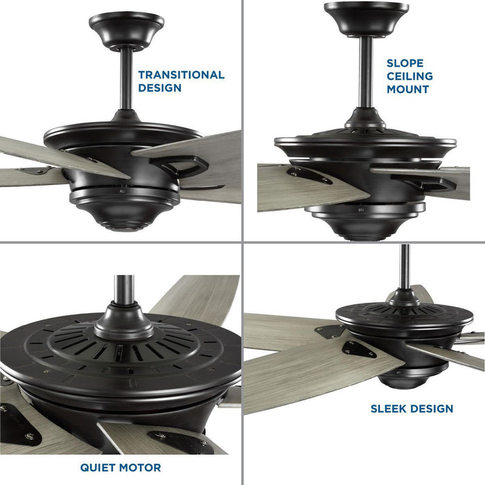 Caleb 68" Ceiling Fan-Fans-Progress Lighting-Lighting Design Store