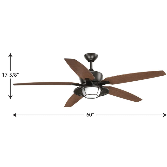 Montague 60" Ceiling Fan-Fans-Progress Lighting-Lighting Design Store
