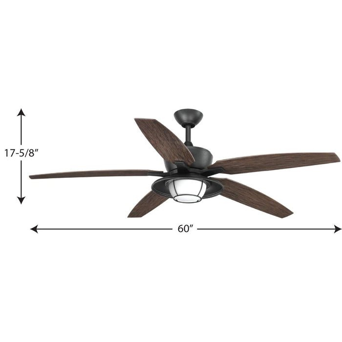 Montague 60" Ceiling Fan-Fans-Progress Lighting-Lighting Design Store