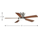 Vox 52" Ceiling Fan-Fans-Progress Lighting-Lighting Design Store