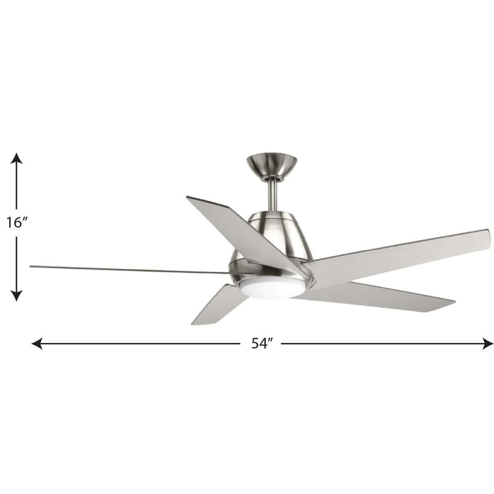 Gust 54" Ceiling Fan-Fans-Progress Lighting-Lighting Design Store