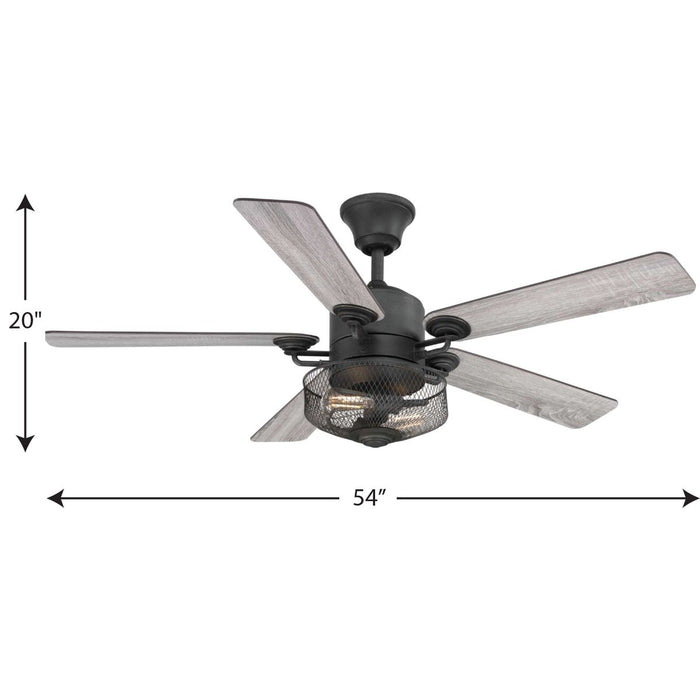 Greer 54" Ceiling Fan-Fans-Progress Lighting-Lighting Design Store