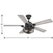 Greer 54" Ceiling Fan-Fans-Progress Lighting-Lighting Design Store