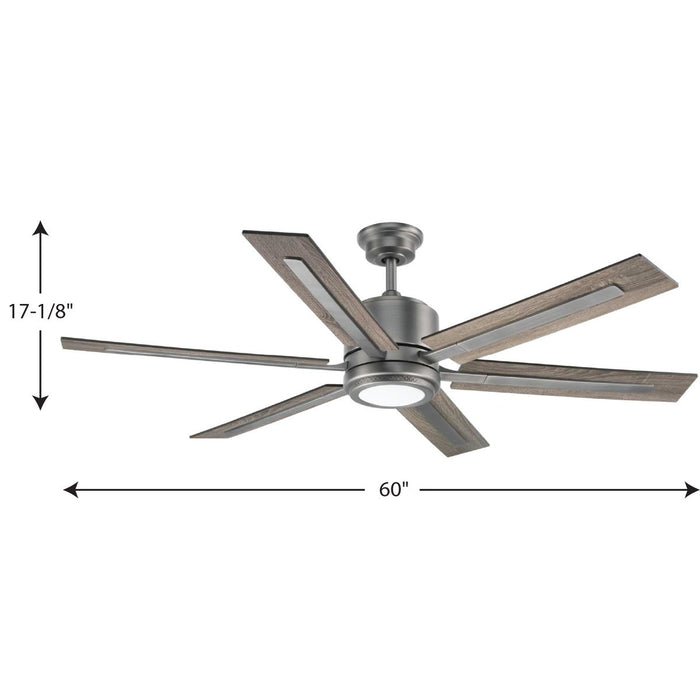 Glandon 60" Ceiling Fan-Fans-Progress Lighting-Lighting Design Store