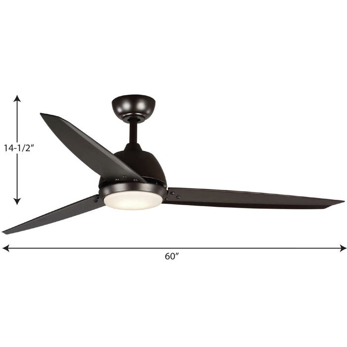 Oriole 60" Ceiling Fan-Fans-Progress Lighting-Lighting Design Store
