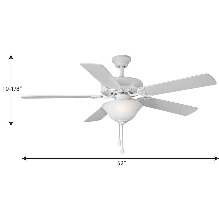 Builder Fan 52" Ceiling Fan-Fans-Progress Lighting-Lighting Design Store