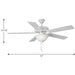 Builder Fan 52" Ceiling Fan-Fans-Progress Lighting-Lighting Design Store