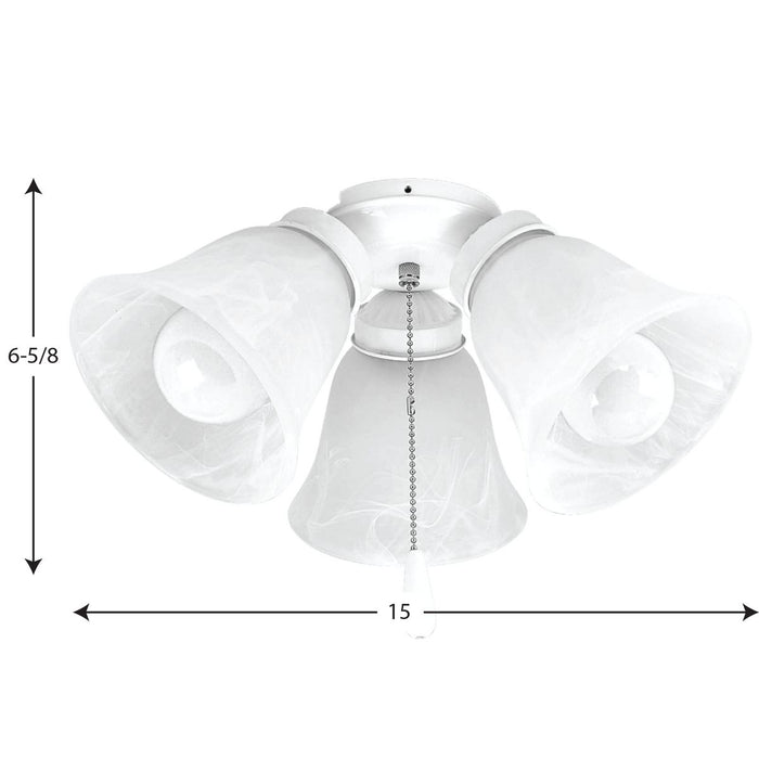 AirPro LED Fan Kit-Fans-Progress Lighting-Lighting Design Store