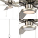 Air Pro Edgelit LED Kit LED Fan Kit-Fans-Progress Lighting-Lighting Design Store