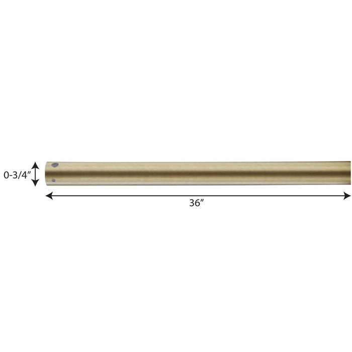 AirPro Fan Downrod-Fans-Progress Lighting-Lighting Design Store