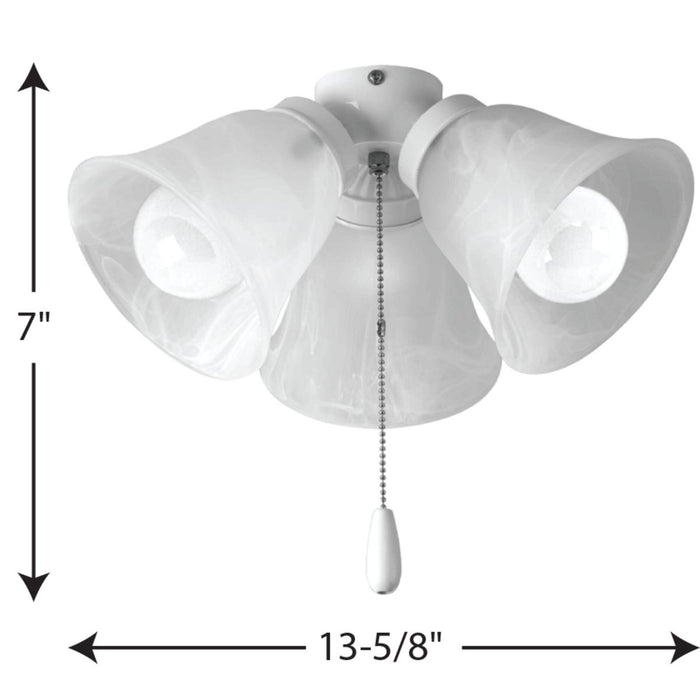 AirPro LED Fan Kit-Fans-Progress Lighting-Lighting Design Store